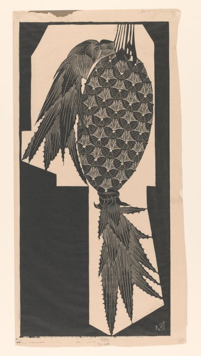 Ananas door Samuel Jessurun de Mesquita (signed by artist)