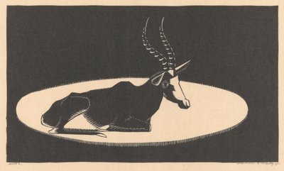 Blesbok door Samuel Jessurun de Mesquita