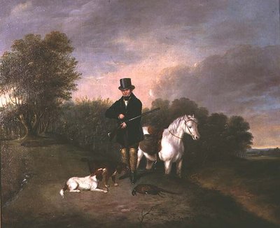 Jager met honden en wild door Samuel John Egbert Jones