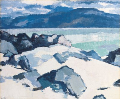 Ben More, Mull, vanaf Iona door Samuel John Peploe