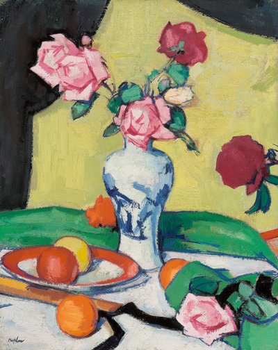 Rozen, begin jaren 1920 door Samuel John Peploe