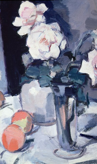 Rozen in een vaas door Samuel John Peploe