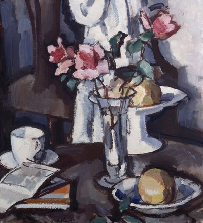 Stilleven met Rode Rozen, c.1931 door Samuel John Peploe