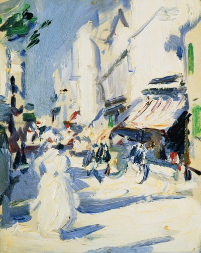 Straat in Parijs, ca. 1907 door Samuel John Peploe