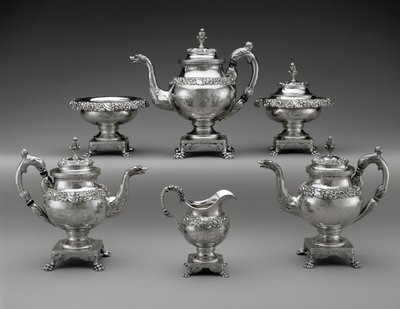 Thee- en Koffieservies, ca. 1824-1829 door Samuel Kirk