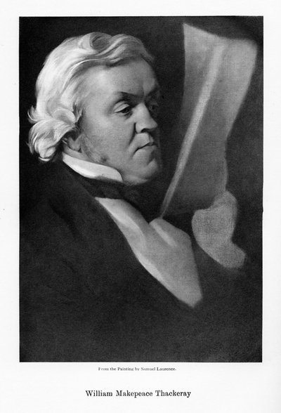 William Makepeace Thackeray, Engelse romanschrijver door Samuel Laurence