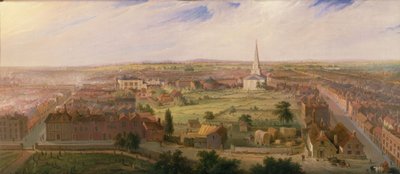 Birmingham vanaf de Koepel van de St. Philip