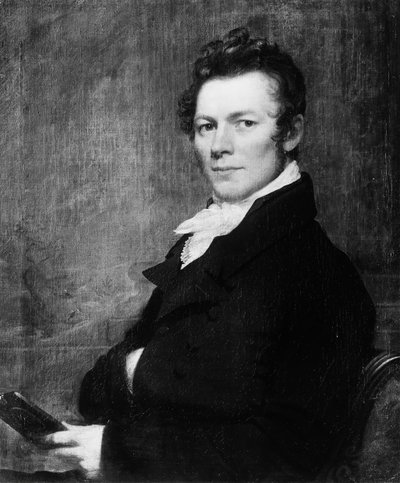 Portret van een Man door Samuel Lovett Waldo