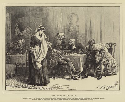De zwervende erfgenaam door Samuel Luke Fildes