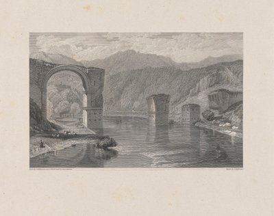Brug bij Narni door Samuel Middiman