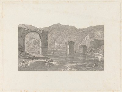 Brug bij Narni door Samuel Middiman