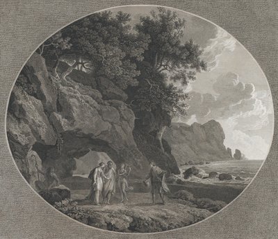De Storm, Act I: Ferdinand en Miranda, 1788 door Samuel Middiman