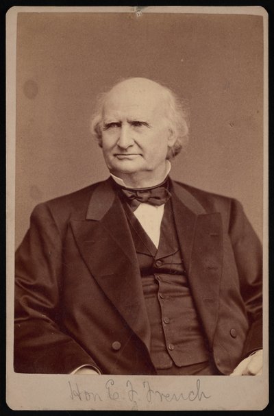 Portret van Ezra Bartlett French 1810-1880, 1878 door Samuel Montague Fassett