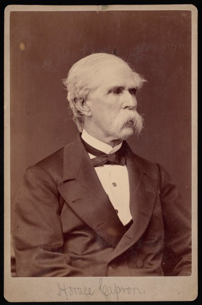 Portret van Horace Capron 1804-1885, voor 1885 door Samuel Montague Fassett