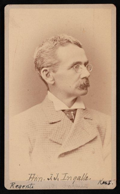 Portret van John James Ingalls door Samuel Montague Fassett
