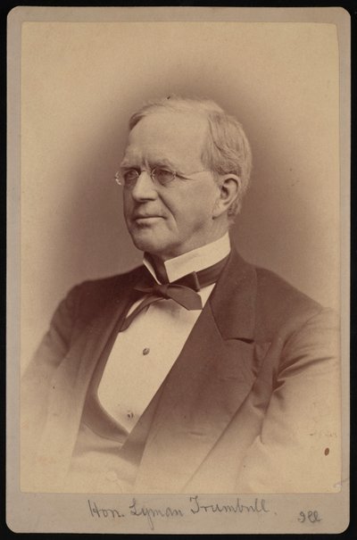 Portret van Lyman Trumbull 1813-1896, 1877 door Samuel Montague Fassett