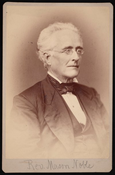 Portret van Rev. Mason Noble door Samuel Montague Fassett