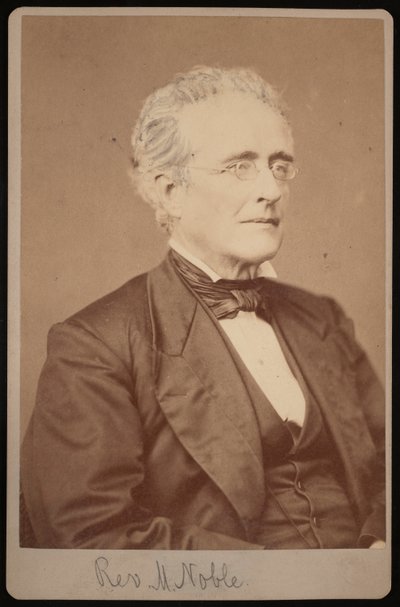 Portret van Rev. Mason Noble 1809-1881, tussen 1876 en 1880 door Samuel Montague Fassett