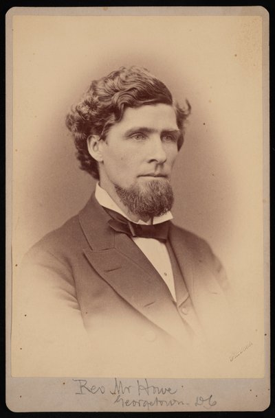 Portret van Dominee Howe door Samuel Montague Fassett