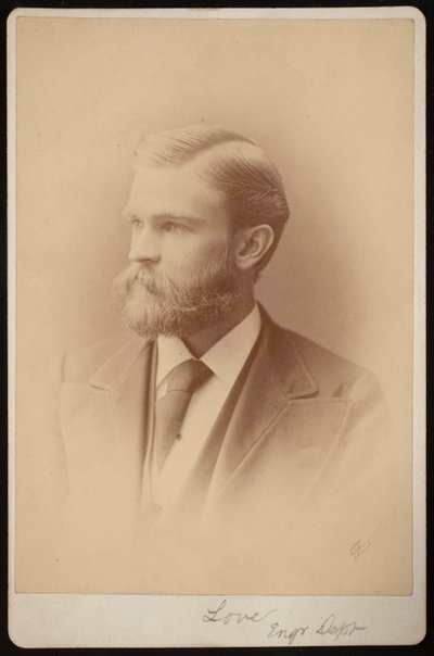Portret van een niet-geïdentificeerde man door Samuel Montague Fassett