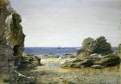 Backways, nabij Tintagel, Cornwall door Samuel Palmer