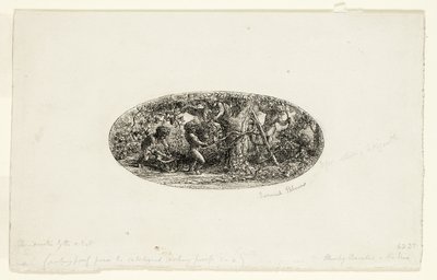 Dikke Bacchus door Samuel Palmer