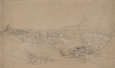 Rome vanuit San Spirito door Samuel Palmer