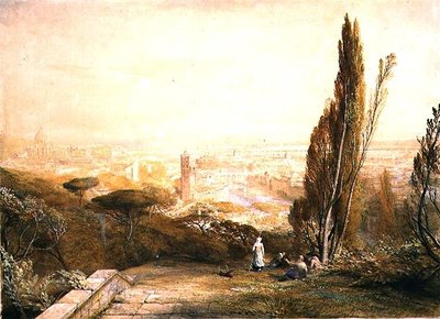 Rome, vanaf de Westelijke Heuvels door Samuel Palmer