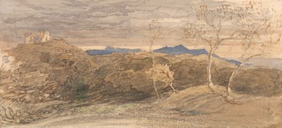 Scène in Wales door Samuel Palmer