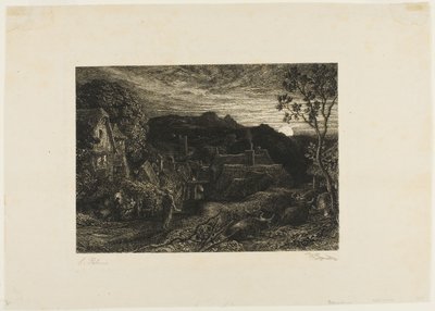 De klokkenman door Samuel Palmer