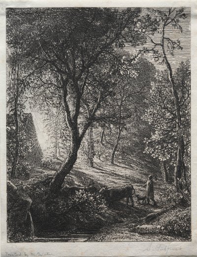 De herdershut door Samuel Palmer