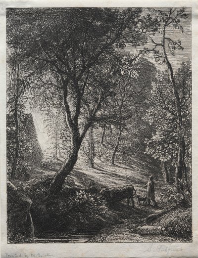 De herdershut door Samuel Palmer