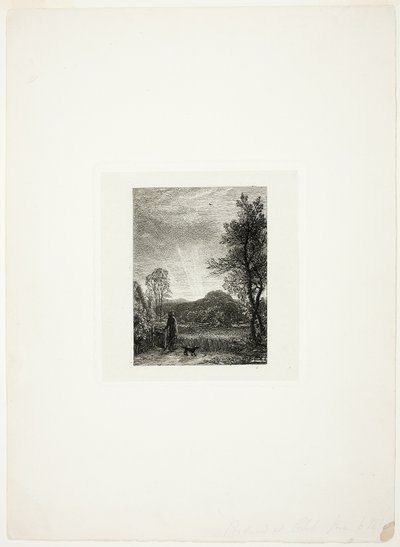 De Veldleeuwerik door Samuel Palmer