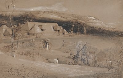 De vallei van het visioen door Samuel Palmer