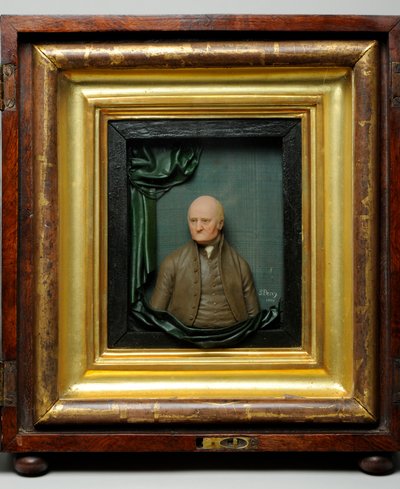 Borstbeeld van Richard Reynolds door Samuel Percy