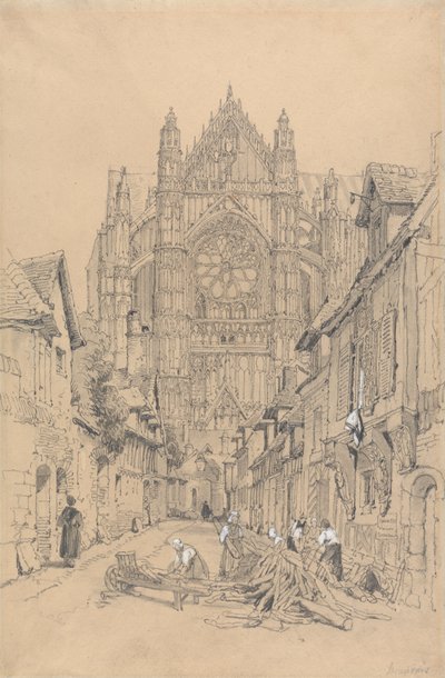 Kathedraal van Beauvais door Samuel Prout