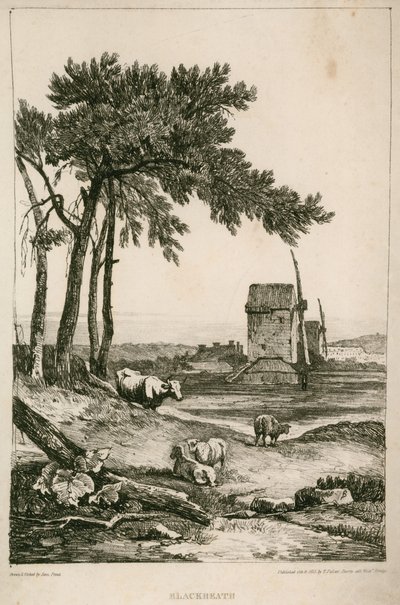 Blackheath, Londen door Samuel Prout