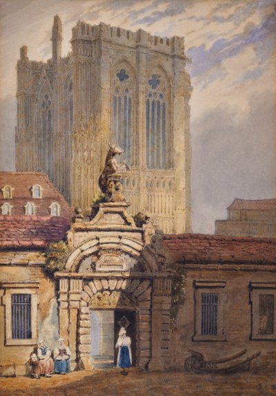 Kathedraal door Samuel Prout