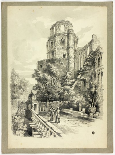 Kasteel van Heidelberg door Samuel Prout