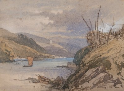 Aan de Yealm, Zuid-Devon door Samuel Prout