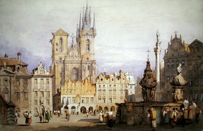 Praag door Samuel Prout