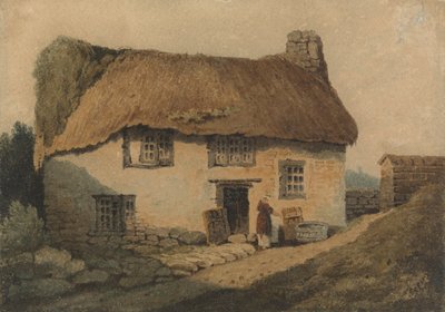 Het rieten huisje door Samuel Prout