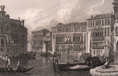 Uitzicht vanaf het Canal Grande op Ca