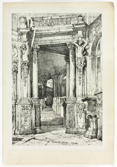 Paleis Zwinger, Dresden, naar facsimile