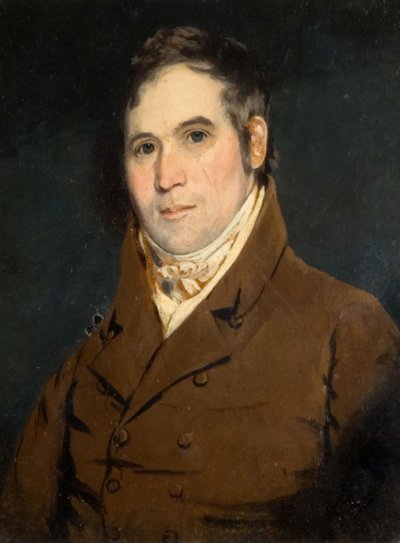 Zelfportret door Samuel Raven, 1816 door Samuel Raven