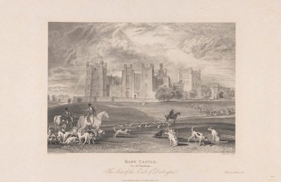 Raby Castle, County of Durham door Samuel Rawle