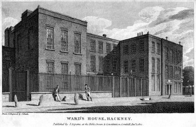 Wards Huis, Hackney, Londen, 1805 door Samuel Rawle