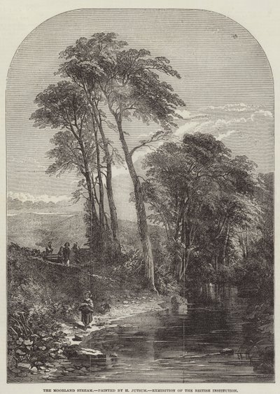 De heidebeek, tentoonstelling van de Britse instelling door Samuel Read