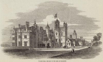 Worsley Hall, de zetel van de graaf van Ellesmere door Samuel Read