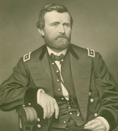 Generaal Ulysses S. Grant (uitsnede) door Samuel Sartain